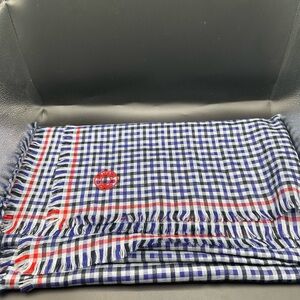 Hermes Monogrammed Silk Cashmere Scarf